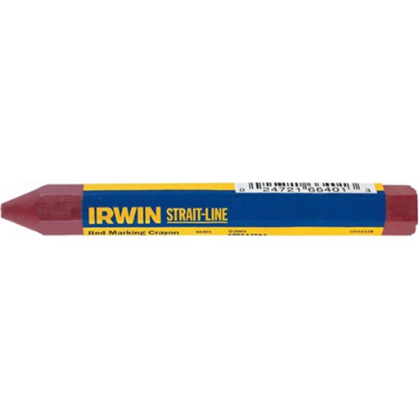 Irwin Crayon Lumber Red Wtrprf Bulk 66401